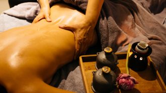Thai massage series : Back and neck massage